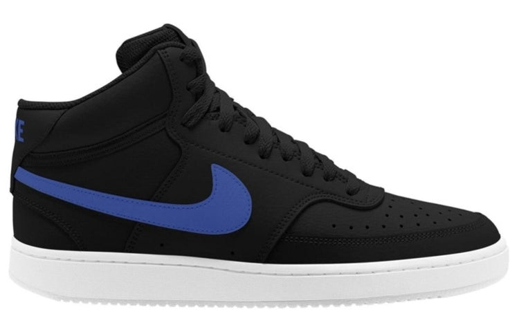 Nike Court Vision Mid Shoes Black/Blue CD5466-007