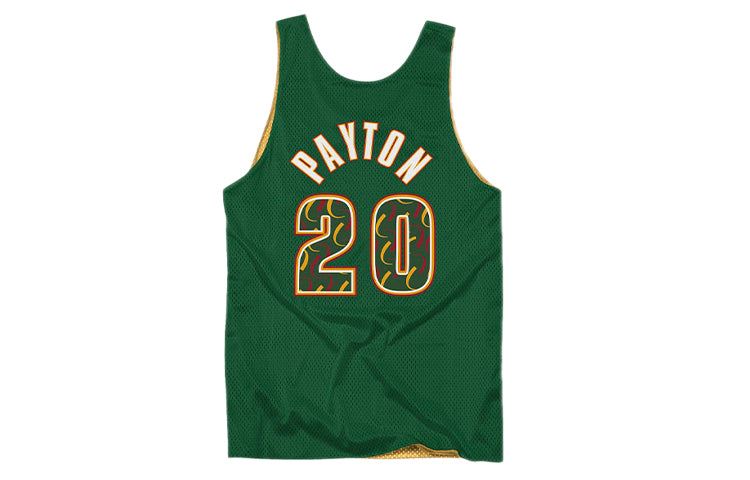 Mitchell & Ness Reversible Mesh Tank 'Seattle SuperSonics - Gary Payton 1995-96' MSRVMI19003-SSUGNGD95GPA