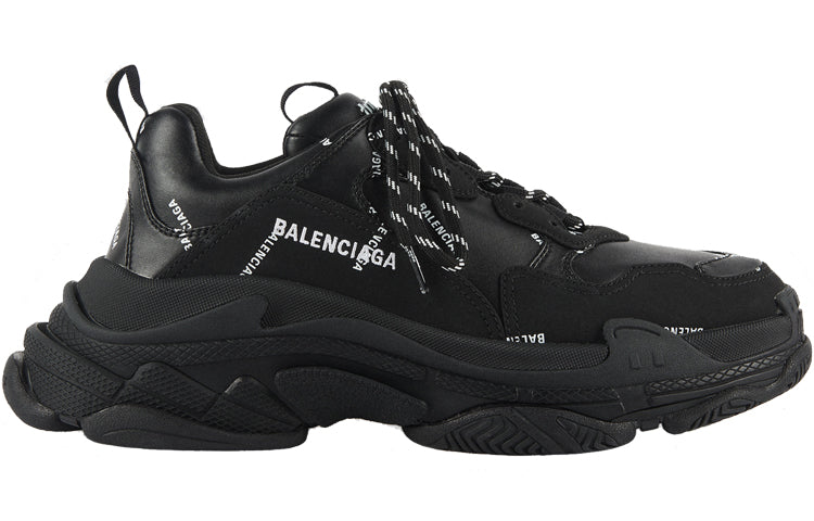 Balenciaga Triple S Sneaker 'Allover Logo - Black' 536737W2FA11090