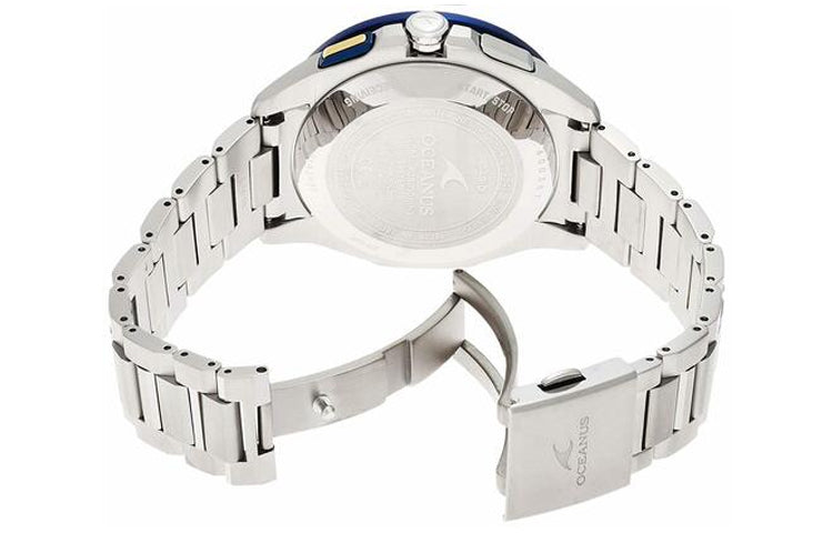 CASIO OCEANUS Series Light Gold GPS Sports OCW-G1100-1A Blue Analog OCW-G1100-1A2021