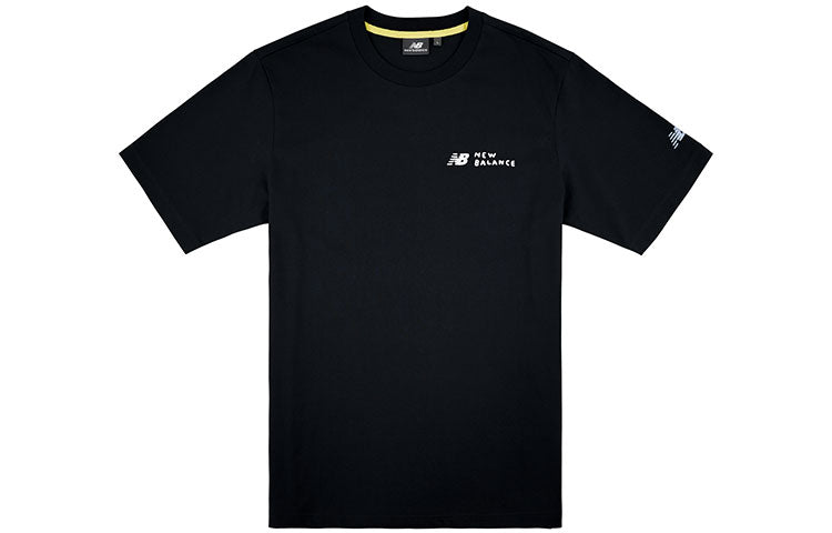 New Balance Men's New Balance x ZERO PER ZERO Crossover Limited Cartoon Character Short Sleeve Black NEA3V973-BK