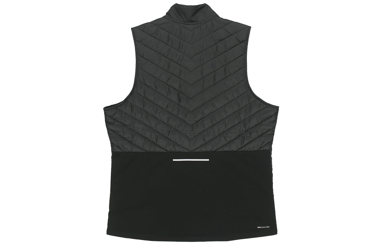 Nike Sports Running Splicing Stand Collar vest Black AH0547-010