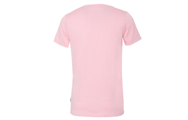 (WMNS) Converse Slim Fit Printing Short Sleeve Pink 10018492-A03