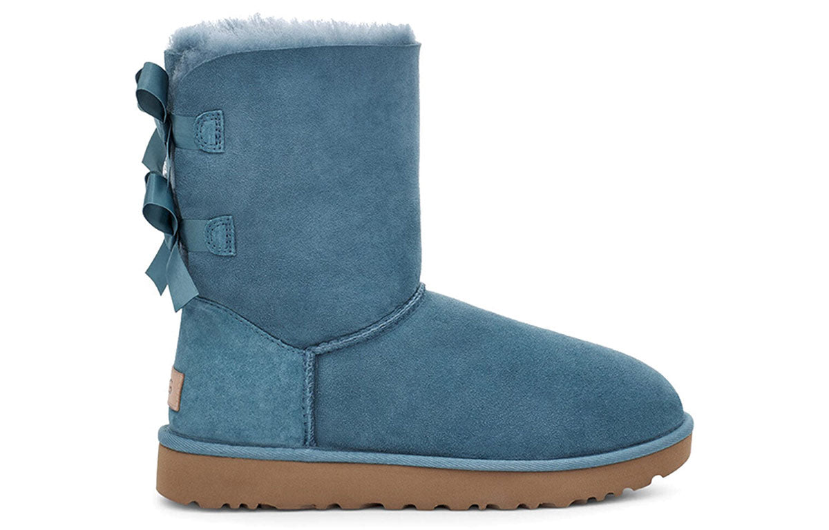 (WMNS) UGG Bailey Bow II Snow Boots Navy Blue 1016225-CCD