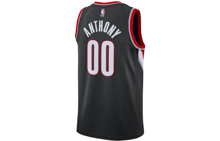 Men's Nike NBASports Basketball Jersey/Vest SW Fan Edition 20 Season Blazers Anthony 0 No. 0 Black CW3680-014