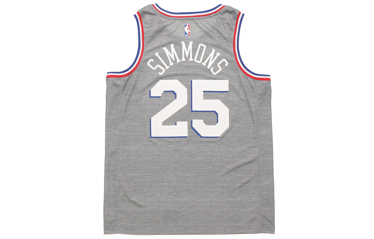 Nike Ben Simmons Philadelphia 76Ers City Edition Swingman Jersey Gray AJ4636-065