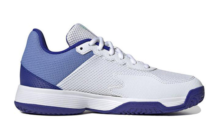 (GS) adidas Courtflash Tennis 'White Lucid Blue' HP9715