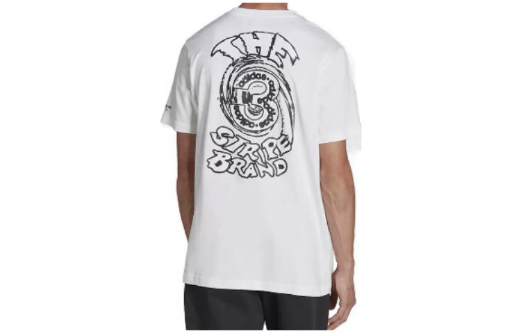 adidas Graphic Campus T-Shirts 'White' HL9245