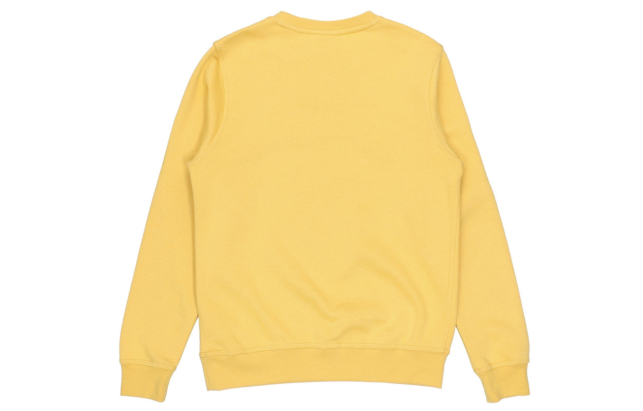 Men's Nike FW21 Solid Color Fleece Lined Stay Warm Pullover Yellow 916609-761