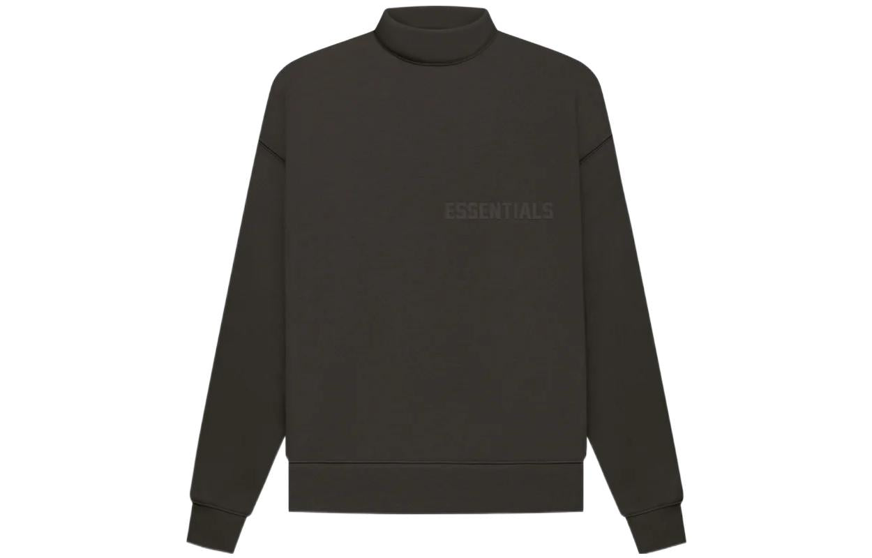 Fear of God Essentials FW22 Mockneck Off Black FOG-FW22-044