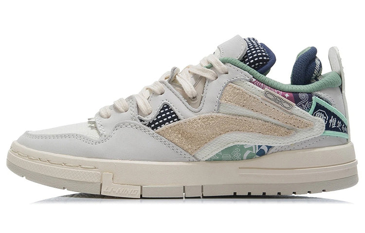 (WMNS) Li-Ning Wave Pro 'Grey Green' AECR098-1