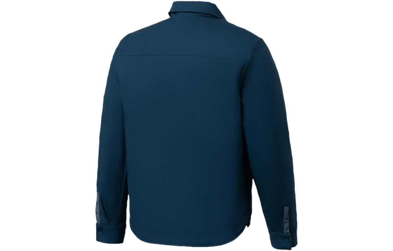 PUMA Paisley Woven Reversible Shacke Shirt 'Blue Grey Black' 534972-64