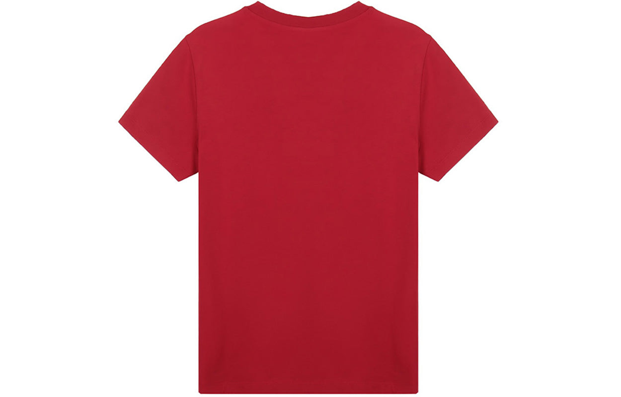 KENZO Tiger Head Pattern Round Neck Short Sleeve Red FA52TS7214YB-21