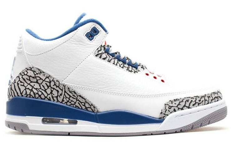 Air Jordan 3 Retro 'True Blue' 2011 136064-104