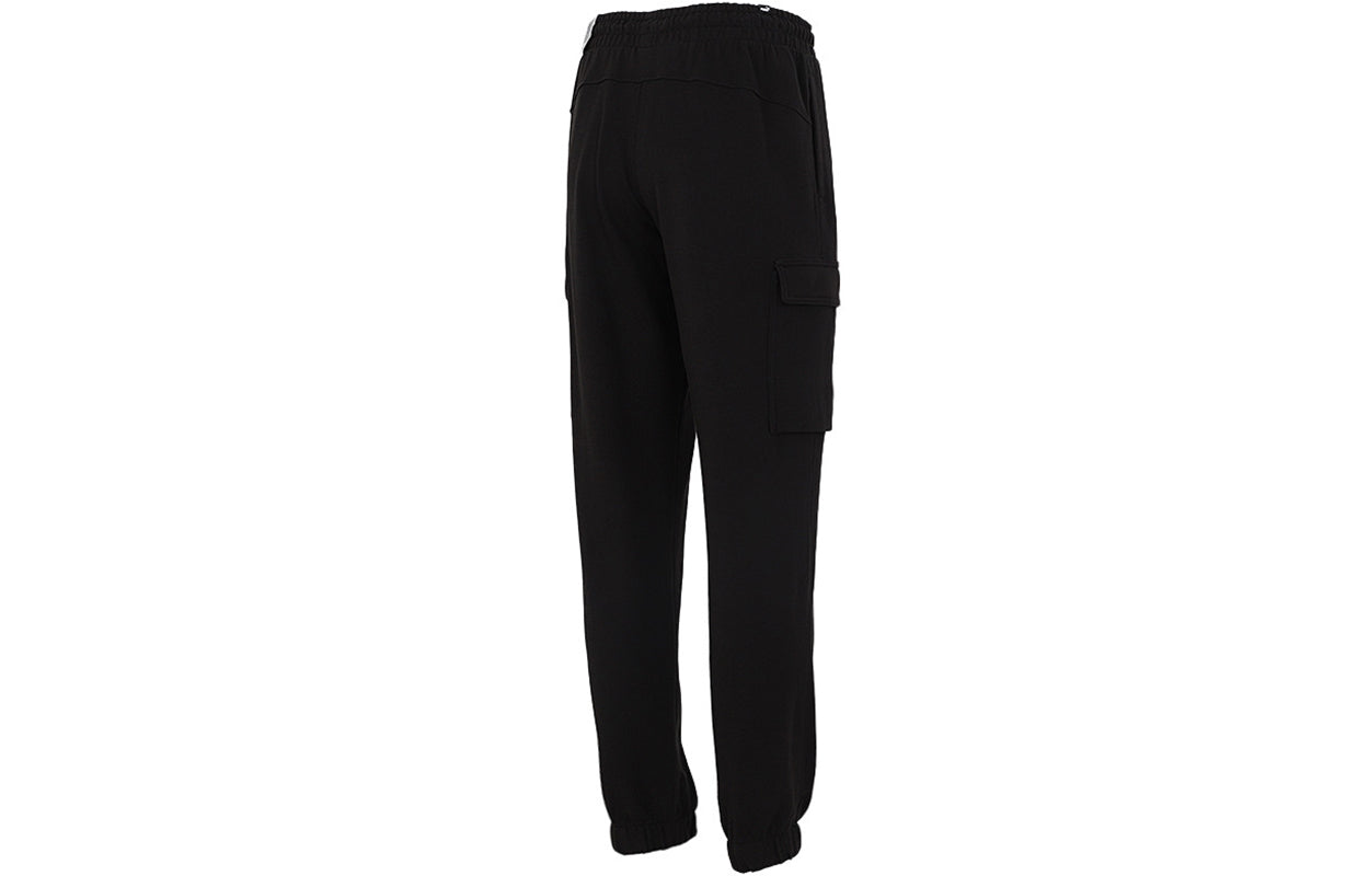 PUMA Running Training Breathable Knit Bundle Feet Sports Long Pants Black 847725-01