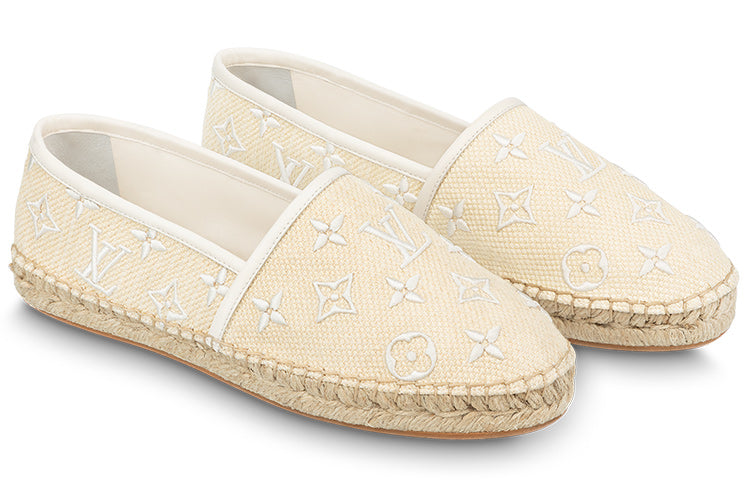 (WMNS) LOUIS VUITTON Starboard Flat Espadrille Shoes 'Baby Yellow' 1ABTXK