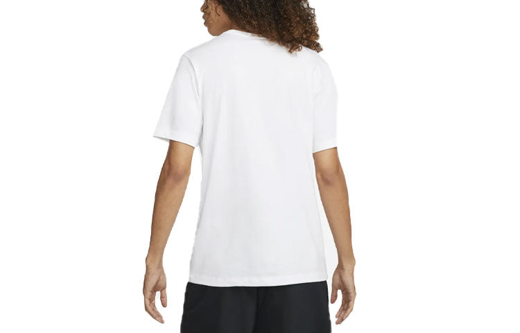 Men's Nike Zion Alphabet Casual Sports Short Sleeve White T-Shirt DM4032-101