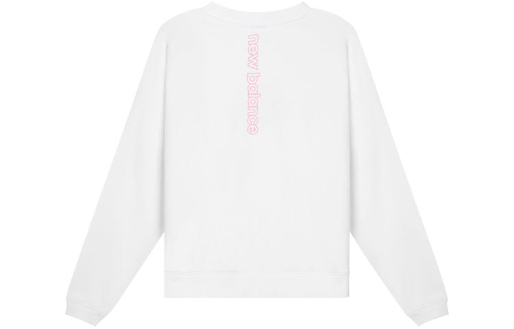 (WMNS) New Balance Letters Graphic Print Top 'White Purple' AWT12331-WT