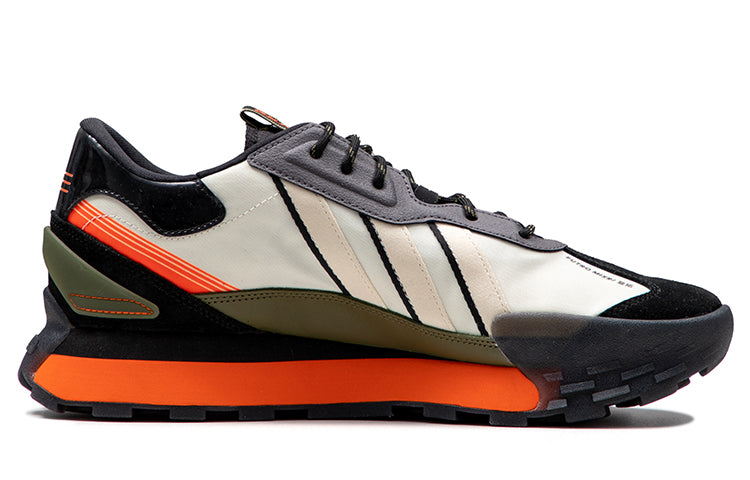 adidas neo Futro Mixr Retro Athleisure Casual Sports Shoe Unisex Black FM Shoe 'Black White Orange' HP9673