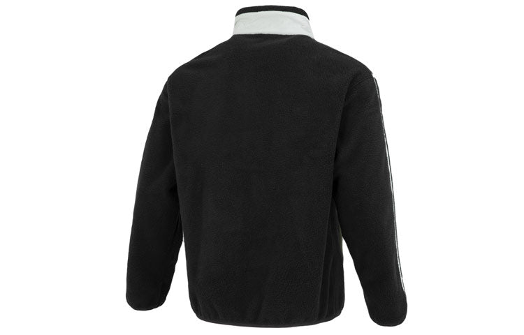 adidas Athletic Stand Collar Windproof Jacket Men's Black HT1136