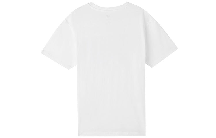 New Balance Men's New Balance Creative Logo Round Neck Short Sleeve White AMT83535-WT