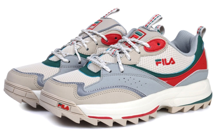 (WMNS) FILA Casual Style Collaboration Low-Top Sneakers Brown/Red/Green 1RM01136_236