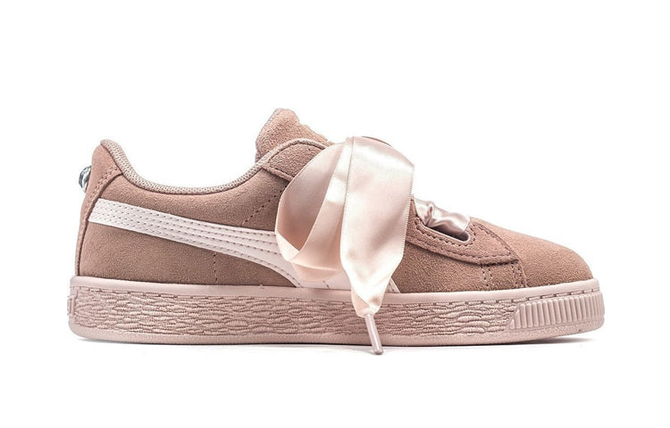 (PS) PUMA Suede Heart Jewel Ps Sneakers Pink 365139-01