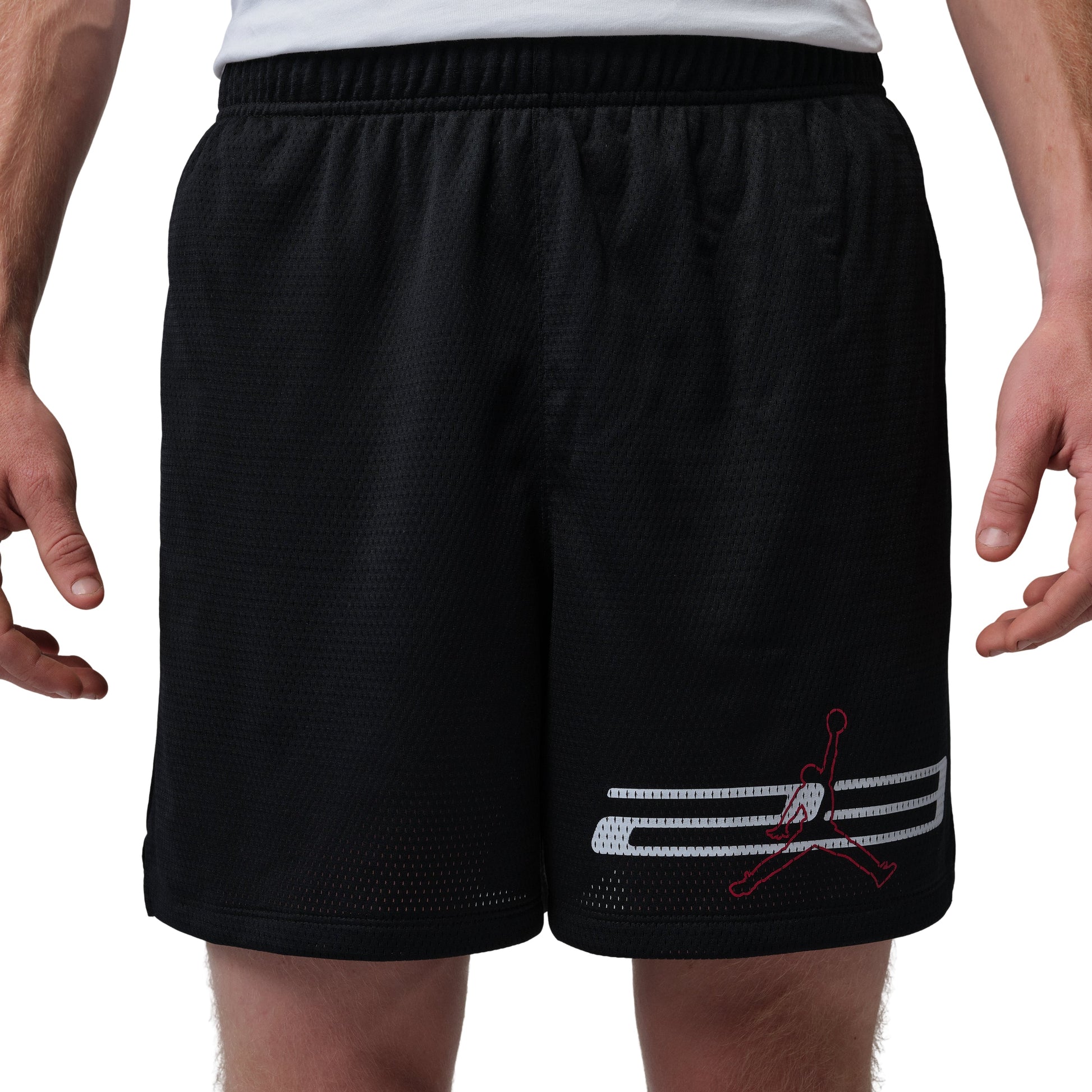 Jordan Dri-FIT Mesh Graphic Shorts 'Black' IF0872-010