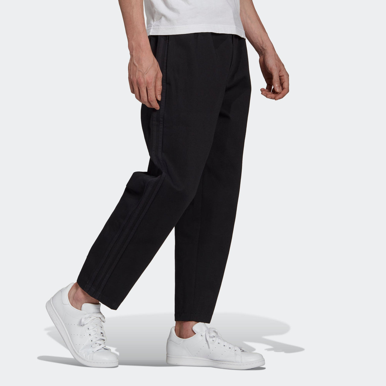 Men's adidas originals C Twill Pant Solid Color Loose Straight Casual Pants/Trousers Autumn Black H11371