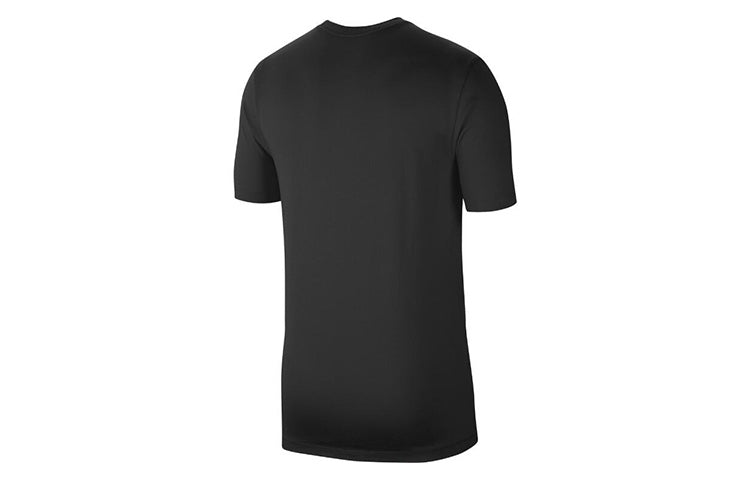 Nike Sportswear Large logo Printing Casual Sports Short Sleeve Black CK2252-010