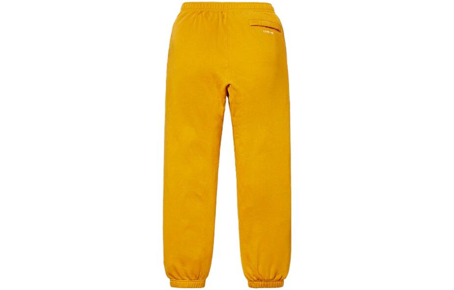 Nike x Supreme Alphabet Embroidered Casual Jogger Pants 'Yellow' BQ3768-752