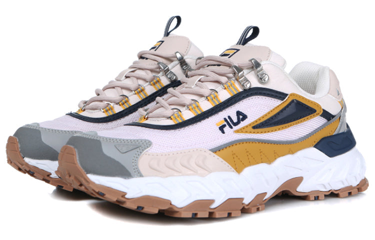 (WMNS) FILA Encapsulation Series Running Shoes Yellow Pink Korean Version 1JM00793_920