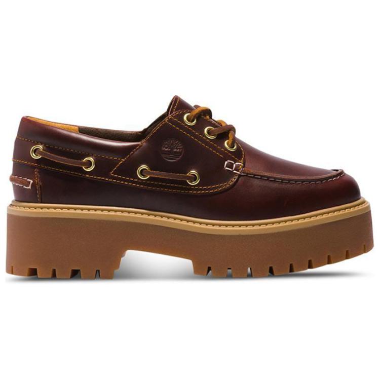 (WMNS) Timberland Premium Boat Shoes 'Brown' A2QDMW