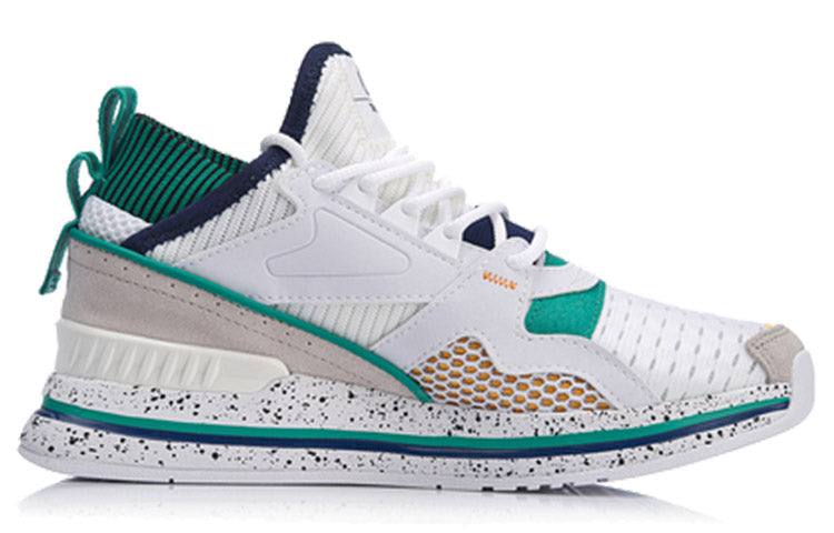 (WMNS) Li-Ning 001 T1000 No Boundry Mid 'White Green' AGLP012-4