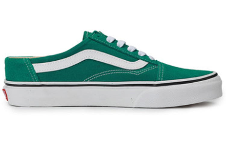 Vans Old Skool Mule Retro Low Tops Casual Skateboarding Shoes Unisex Green VN0A3MUS06A