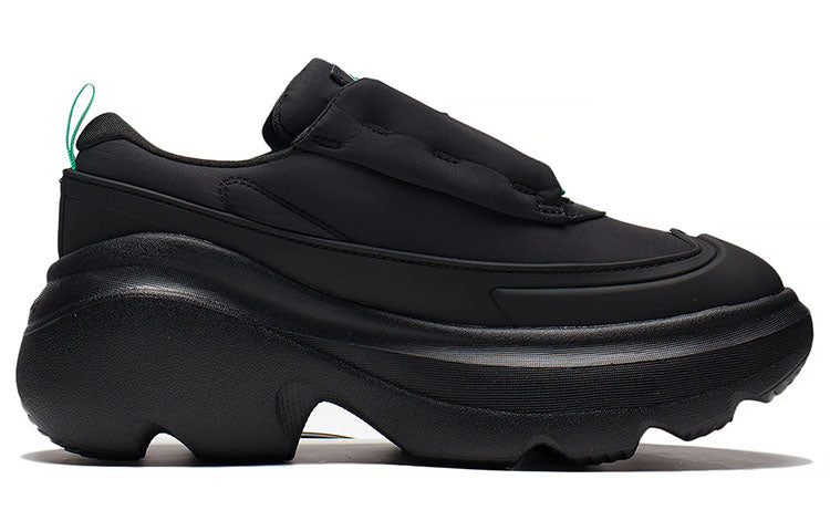 (WMNS) Li-Ning Puff Platform 'Black Green' AZGS072-2
