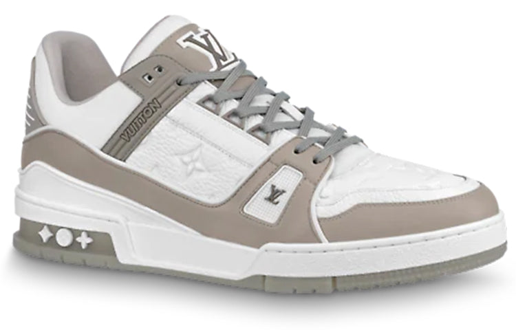 LOUIS VUITTON Trainer Sneakers 'Grey White' 1A8KB8