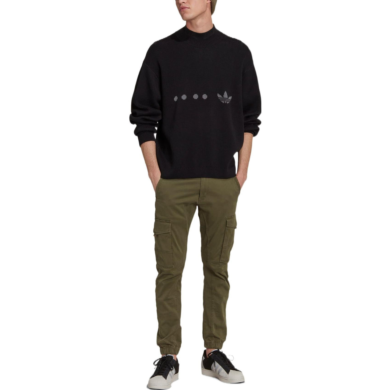 adidas originals Reclaim Knit Jumper 'Black' HK2764