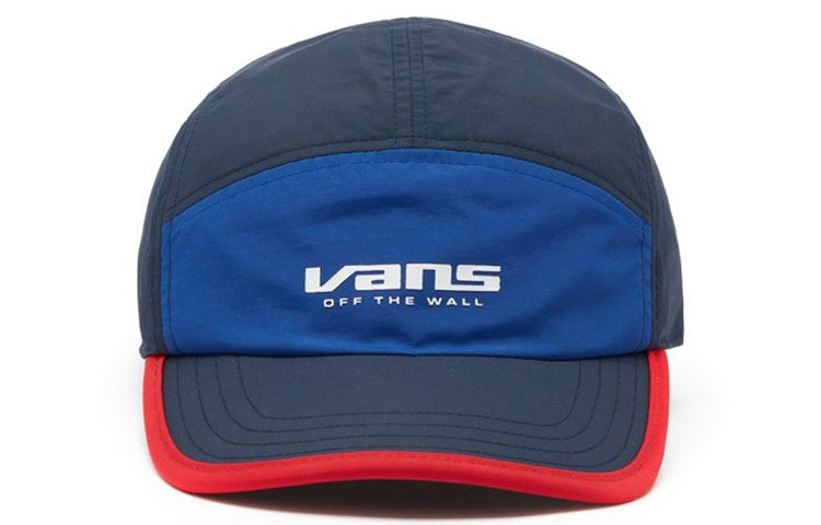 Vans Stitched Duckbill Baseball Cap 'Black Blue Red' VN0A4BQI4NH