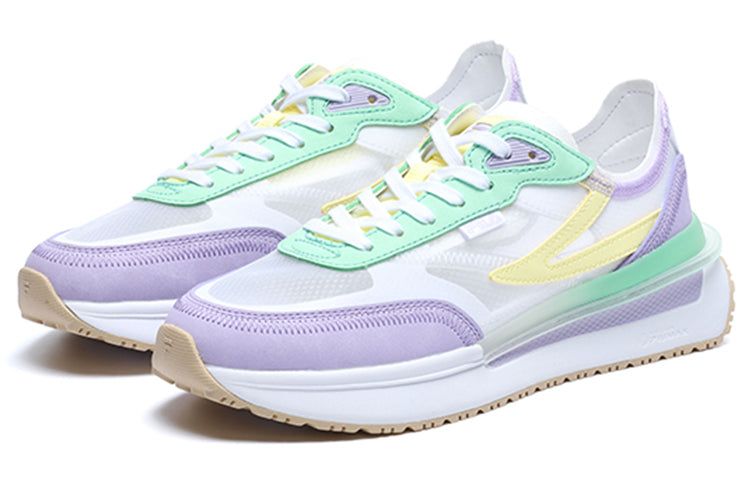 (WMNS) FILA Renno Classics Sneakers 'White Lilac Green' F12W226122FWP
