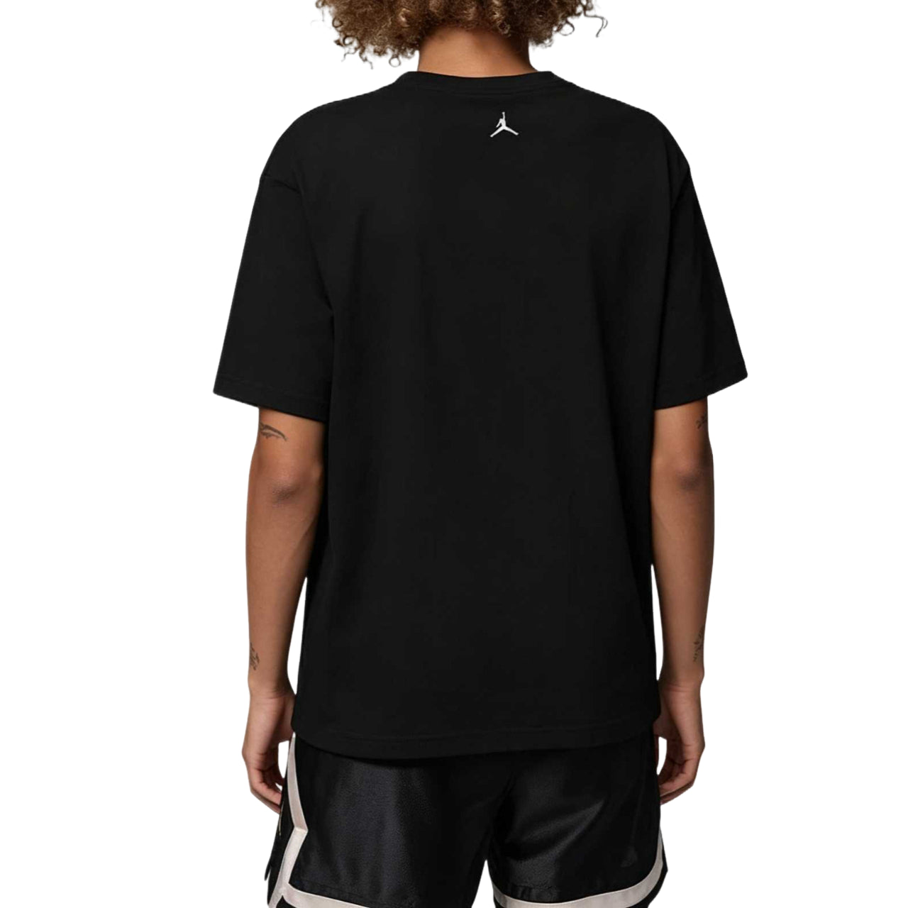 (WMNS) Jordan Sport Dri-FIT Graphic T-Shirt 'Black Light Orewood Brown' IR2375-010