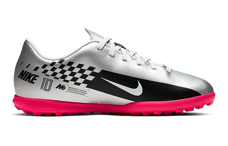 (GS) Nike JR Vapor 13 Club NJR TF Turf 'Black Silver' AT8175-006