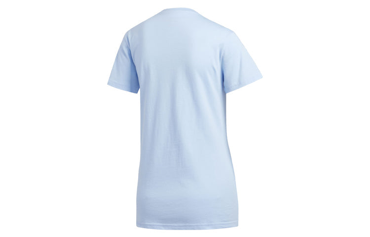 (WMNS) adidas SEE U SS TEE Training Sports Short Sleeve Light Blue ED8170
