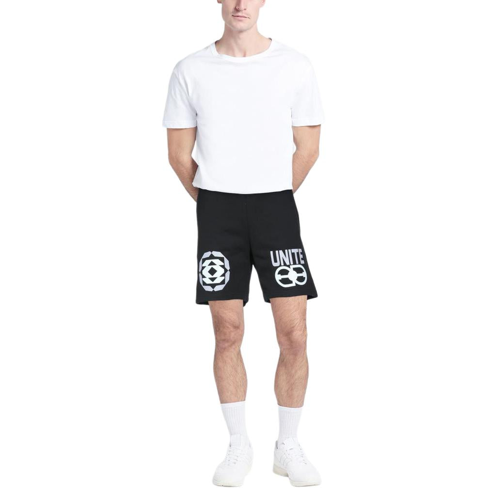Alexander McQueen Unite Logo Shorts 'Black' 647263-RTT19-1000
