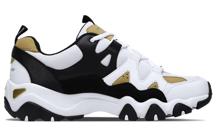 Skechers D'lites 2.0 Running Shoes Black/White/Yellow 999042-WBGD