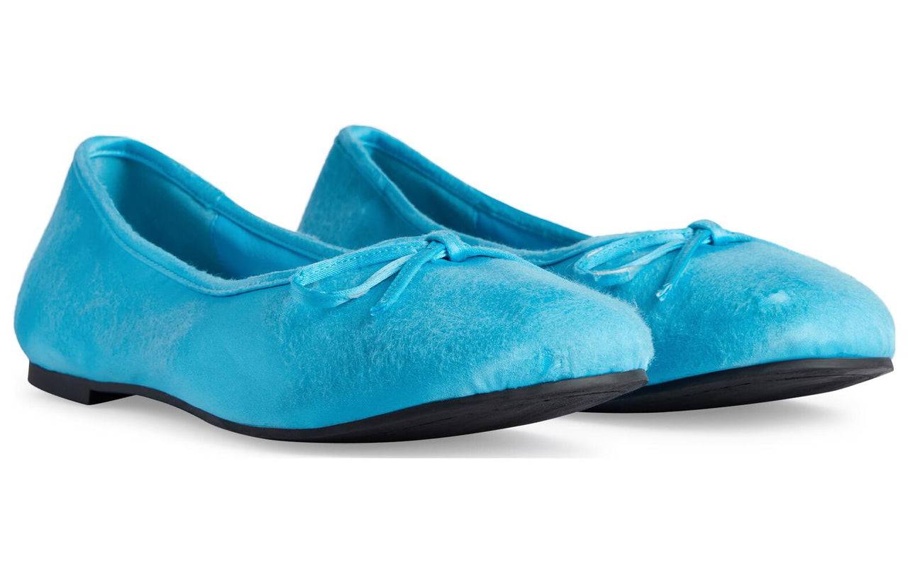 Balenciaga Leopold Ballerina Shoes 'Turquoise' 742359W2H824000