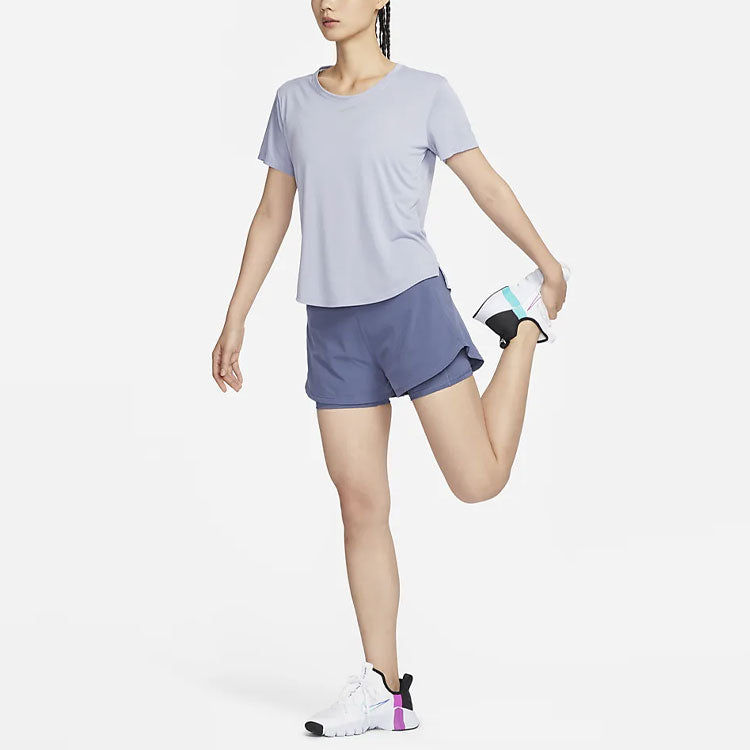 (WMNS) Nike Dri-FIT Bliss 2-in-1 'Purple' DX6023-491
