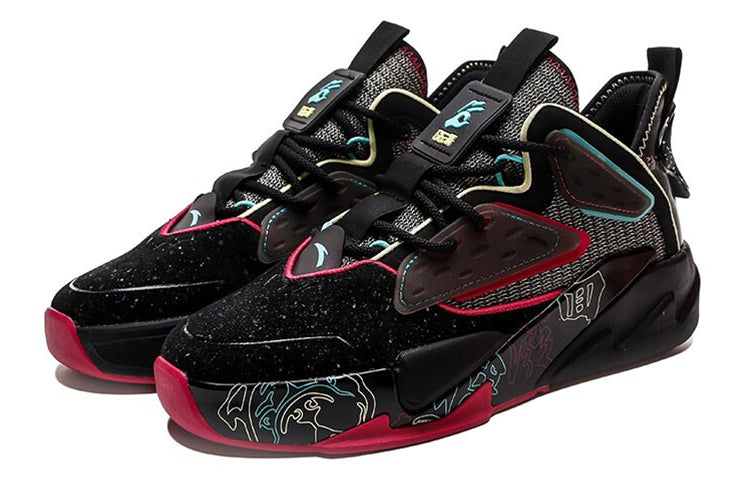 ANTA G6 Klay Thompson Low-Top Casual 'Black Red' 112118086-4