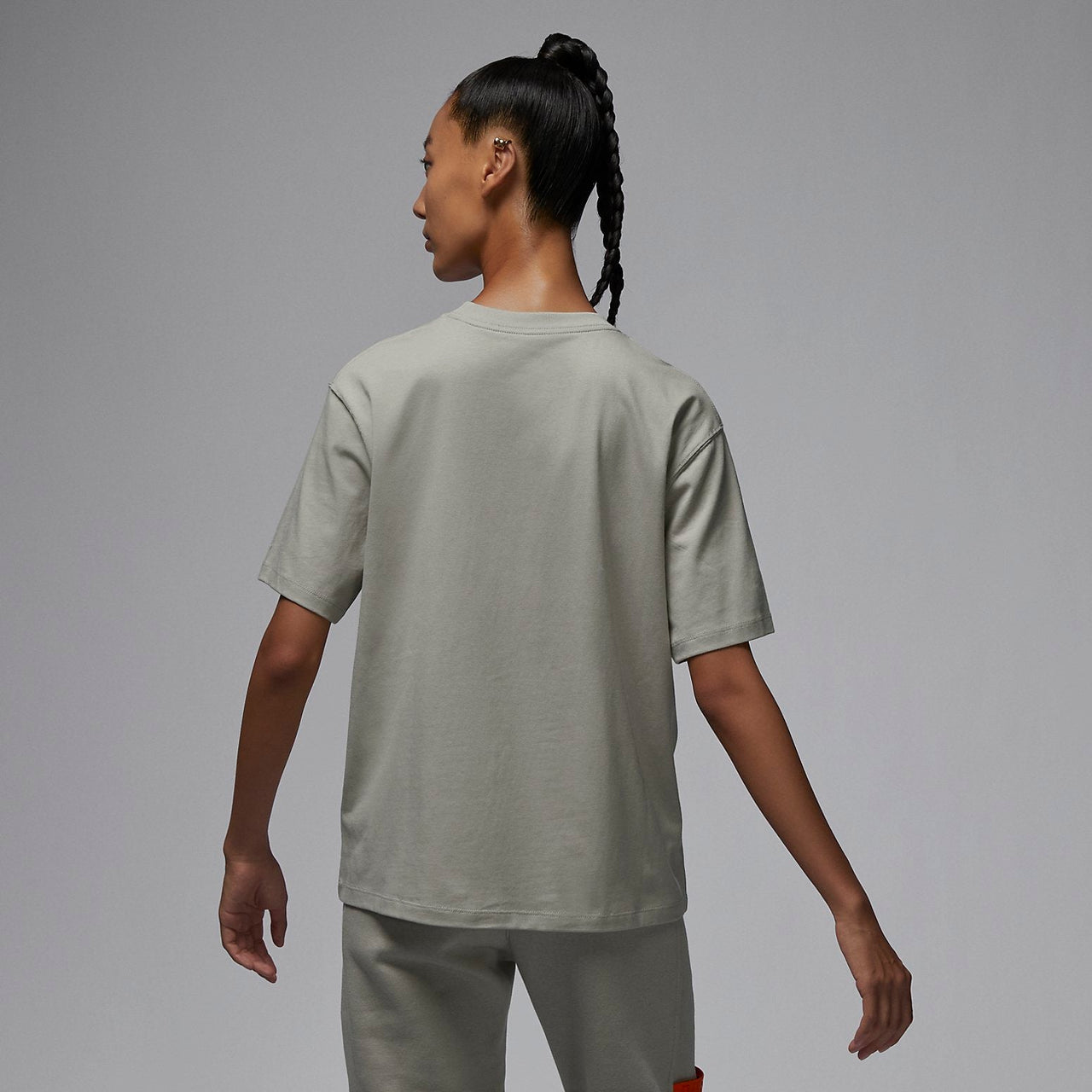 (WMNS) Air Jordan x PSG Paris T-Shirt 'Grey' DZ3261-230