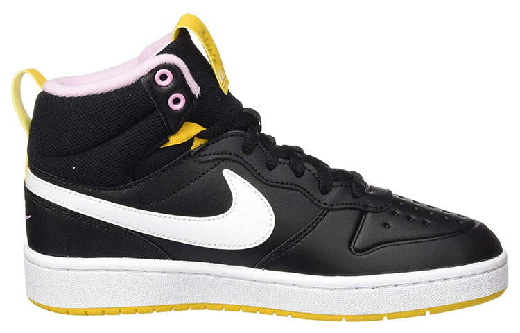 (GS) Nike Court Borough Mid 2 'Black Yellow' BQ5440-003